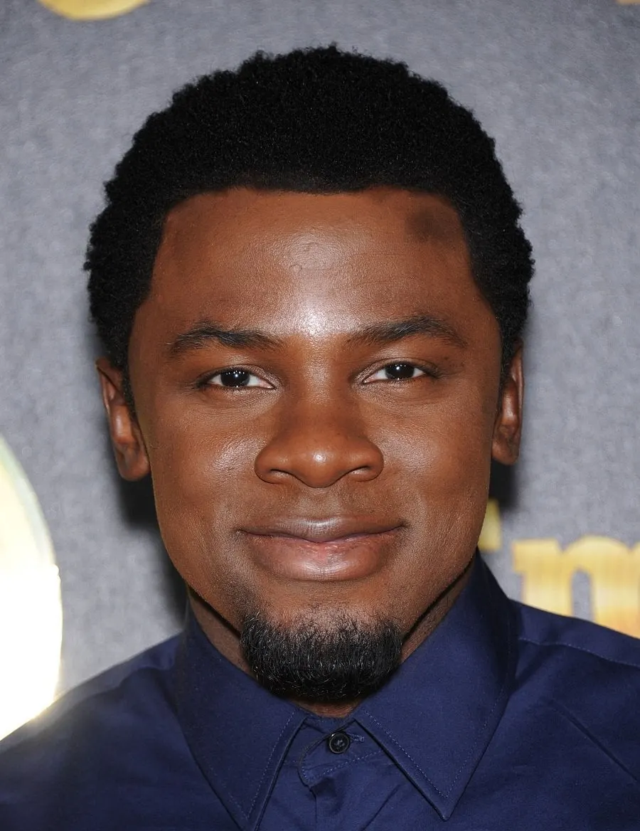 Black Celebrity Derek Luke With Beard