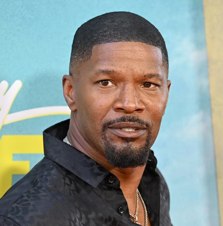 Black Celebrity Jamie Foxx With Beard