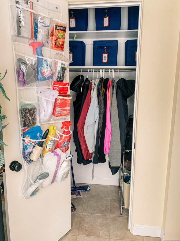 Entryway Closet Organization 