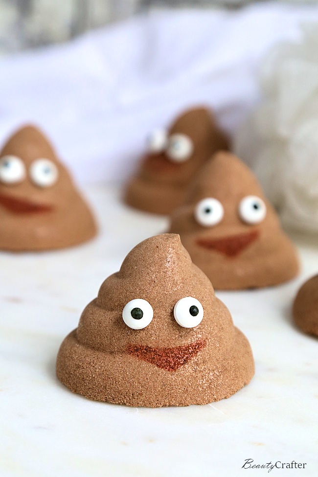 Poop Emoji Bath Bombs