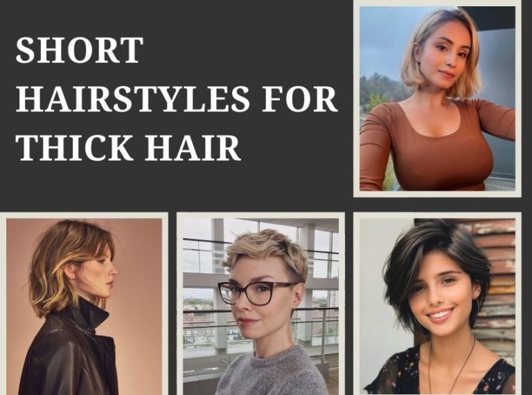 From Pixies to Bobs: 25 Trendy Short Hairstyles for Thick Hair