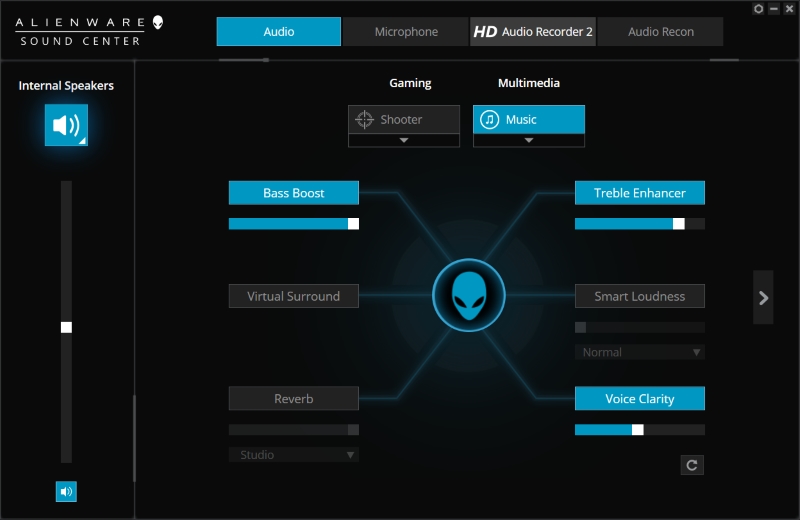 Alienware 15 R3 Alienware Sound Center