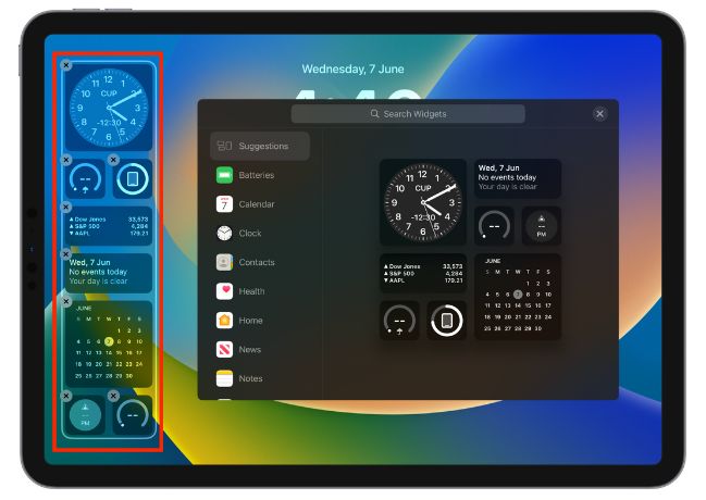 How to Add Widgets to iPad Lock Screen in 2024 | Beebom