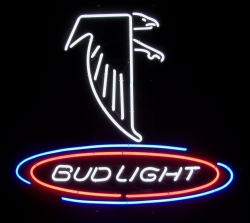 [object object] My Beer Sign Collection &#8211; Not for sale but can be bought&#8230; budlightnflatlantafalcons