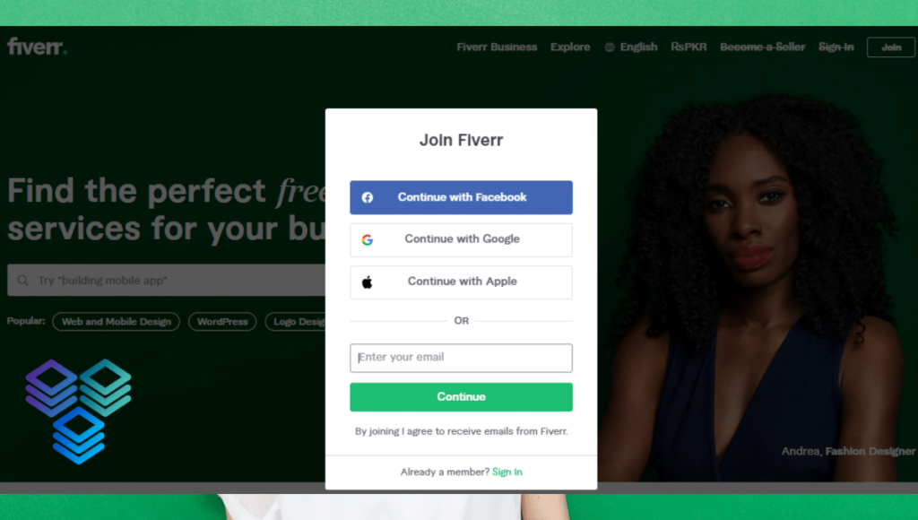 Join Fiverr