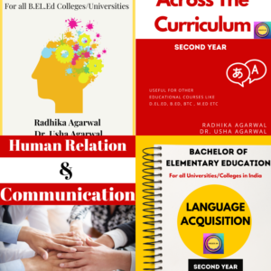 B.El.Ed Second Year English Medium Books: Set of 04 Books (Only for B.U, D.U, JNCU)