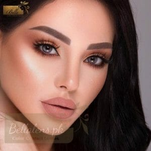 Buy Bella Glitter Gray Contact Lenses in Pakistan - Diamond Collection - Bellalens.pk