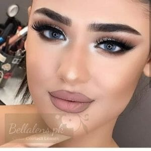 Buy Bella Gray Shadow Eye Contact Lenses in Pakistan - Diamond Collection - Bellalens.pk