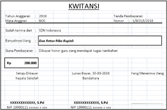 Contoh Kwitansi Pembayaran Upah Tukang 5 Contoh Kwitansi Pembayaran ...