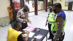 Polres Pelabuhan Makassar Cek Perlengkapan Senjata Api