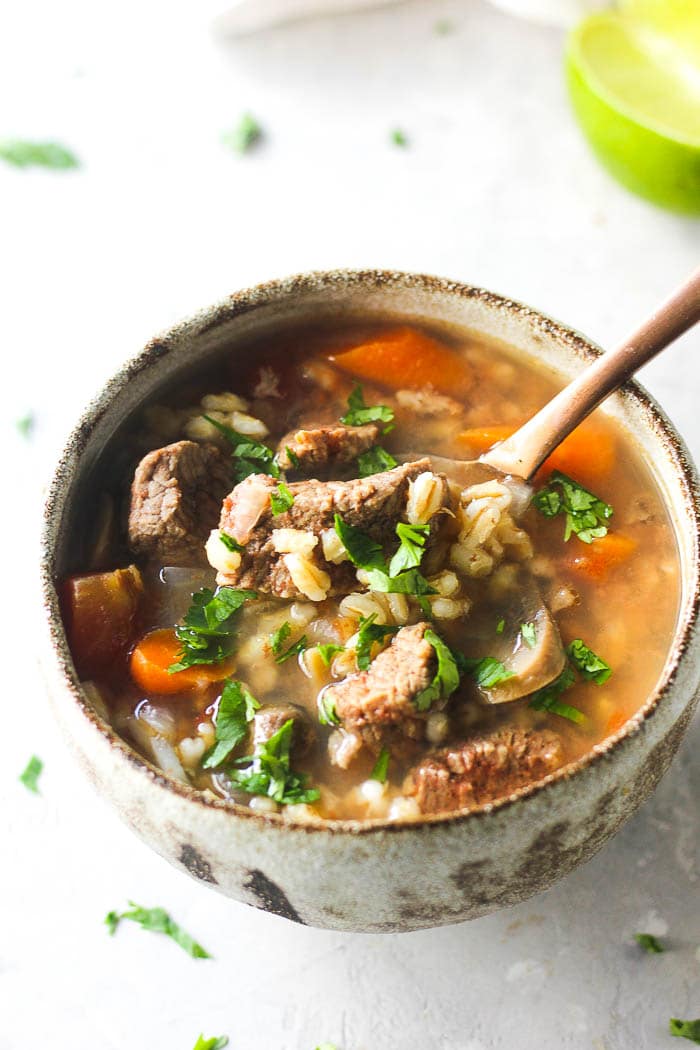 beef and barley soup