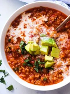 instant pot cabbage soup with ground turkey