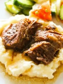 georgia pot roast with mashed potatoes