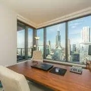 Chicago highrise condo with views - office