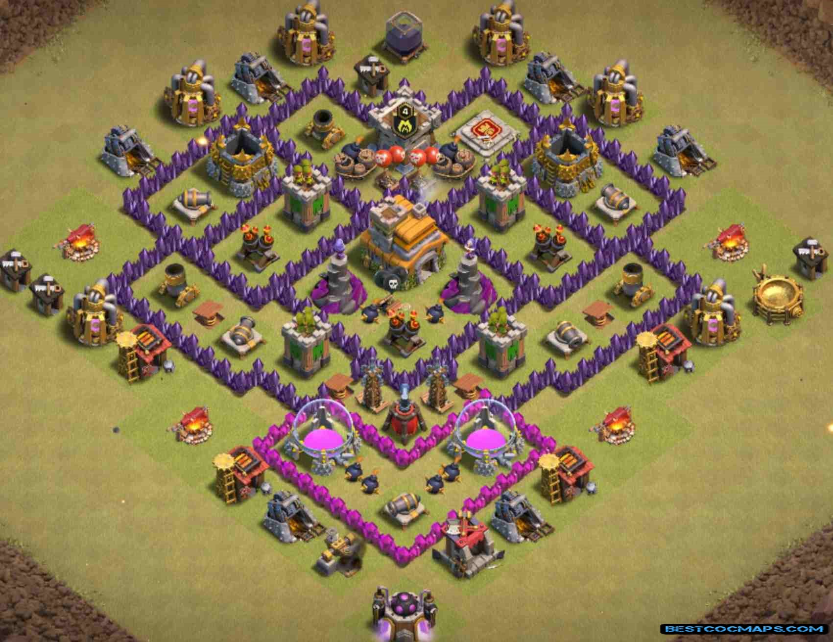 level 7 war base design