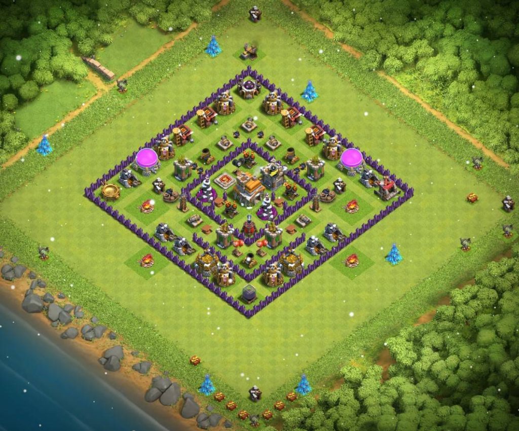 Best th7 War Base Anti 3 Stars