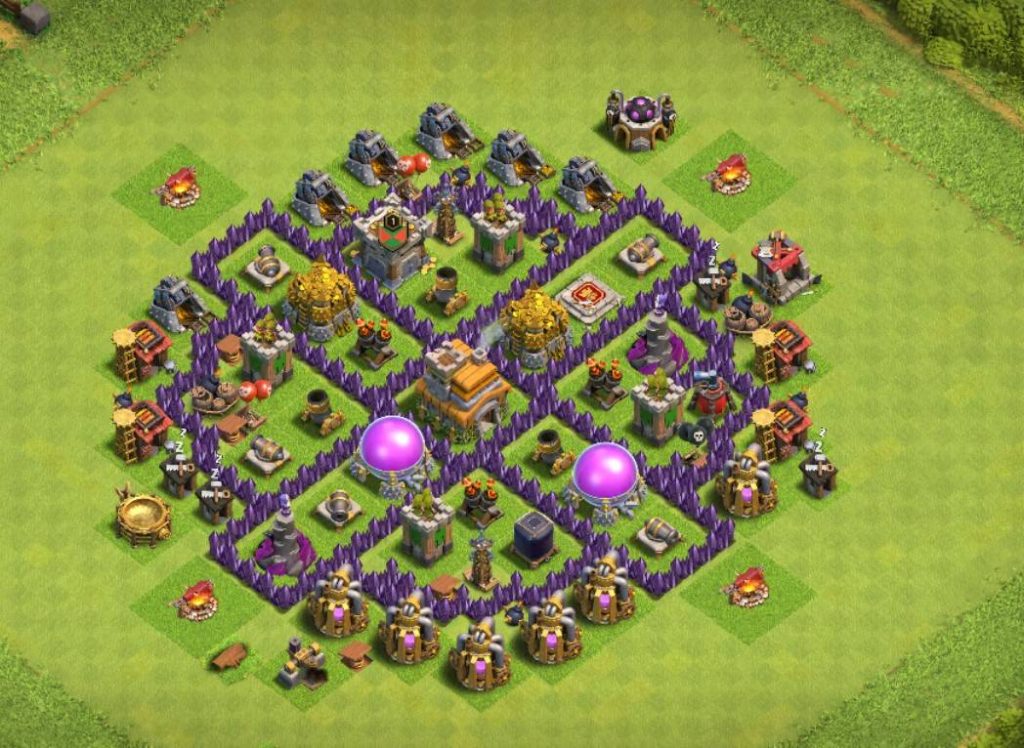 COC Level 7 War Base Links Anti Everything