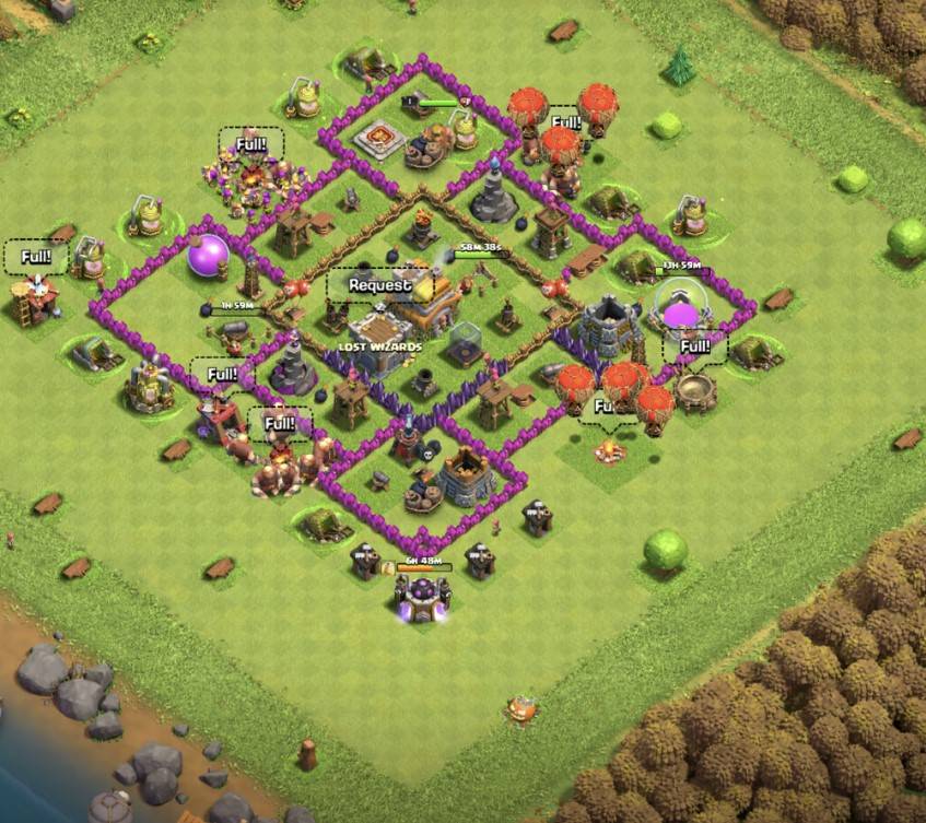 best th7 war base link