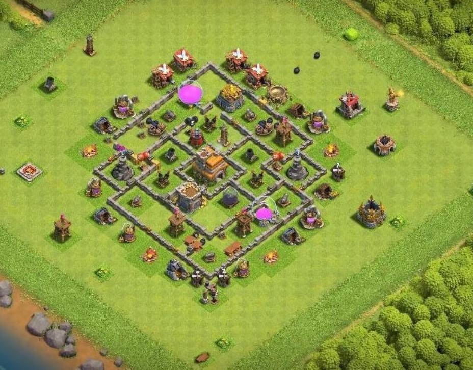 th7 war base farming