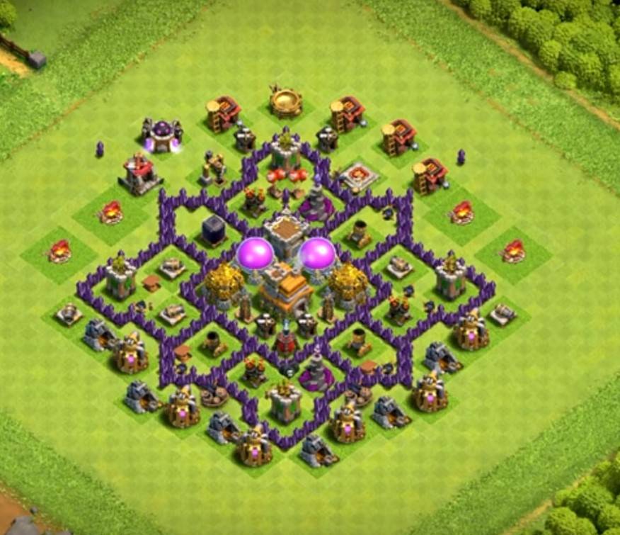 town hall 7 base copy clan war league