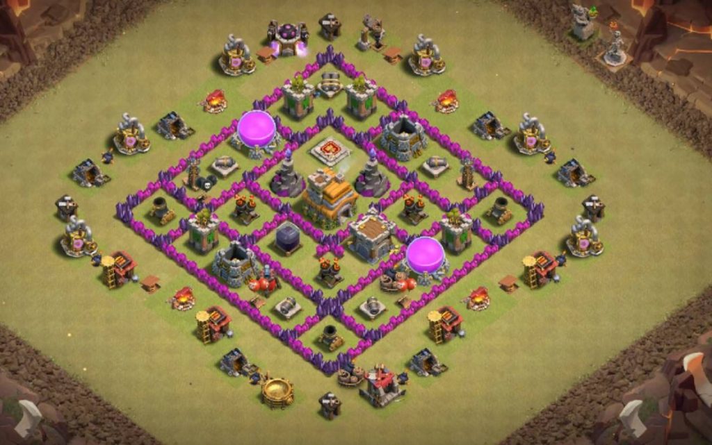 town hall 7 war base