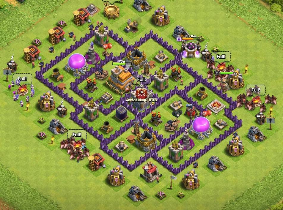 unbeatable th7 base link war