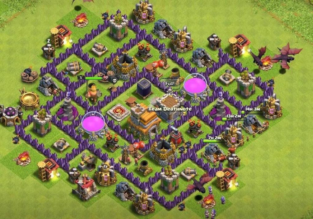 unbeatable th7 war base 2023