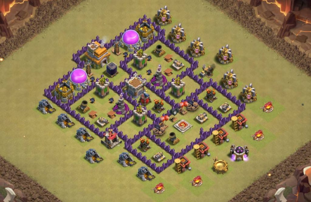 unbeatable th7 war base link