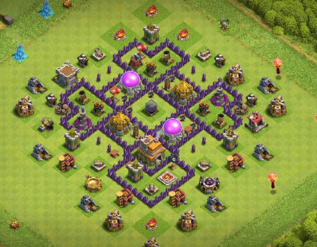 war th7 defense base hd pic