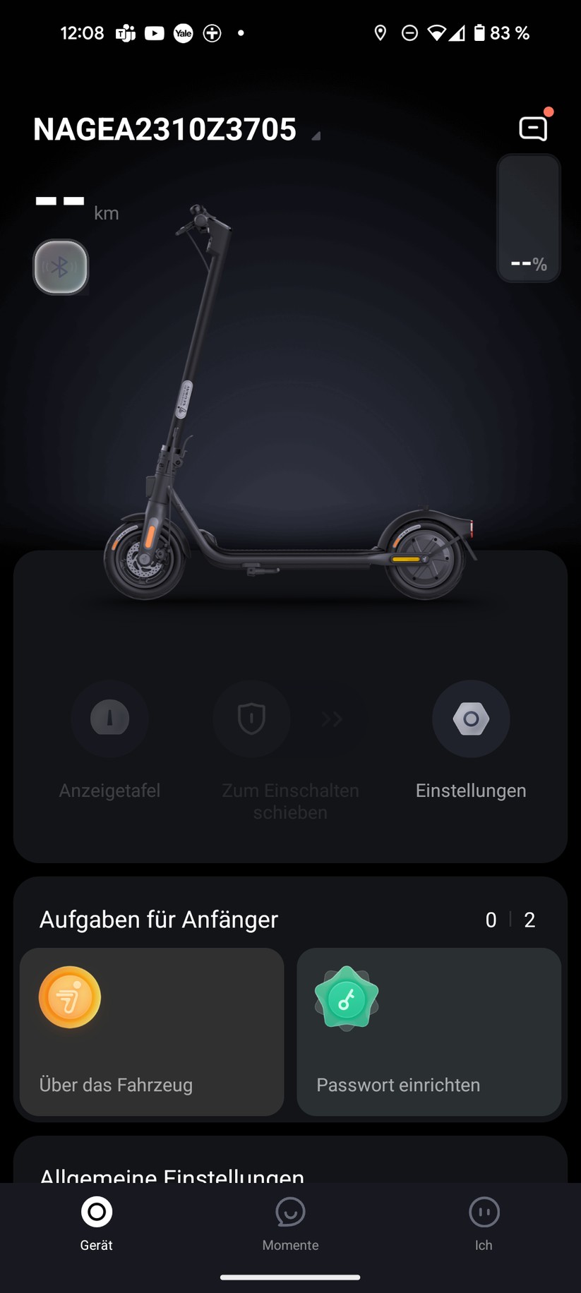 Ninebot Segway F2 Screenshot