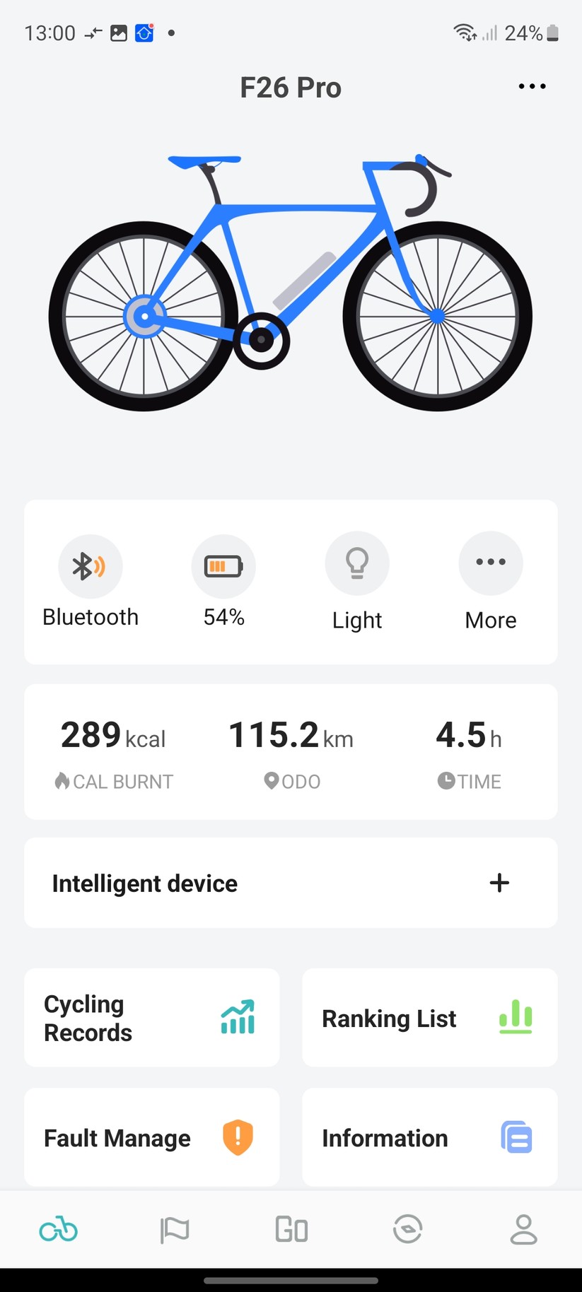 Fafrees F26 Pro: Mit der App Bikewise Pro kann man das E-Bike konfigurieren und Daten mit der Fitness-Plattform Strava synchronisieren.