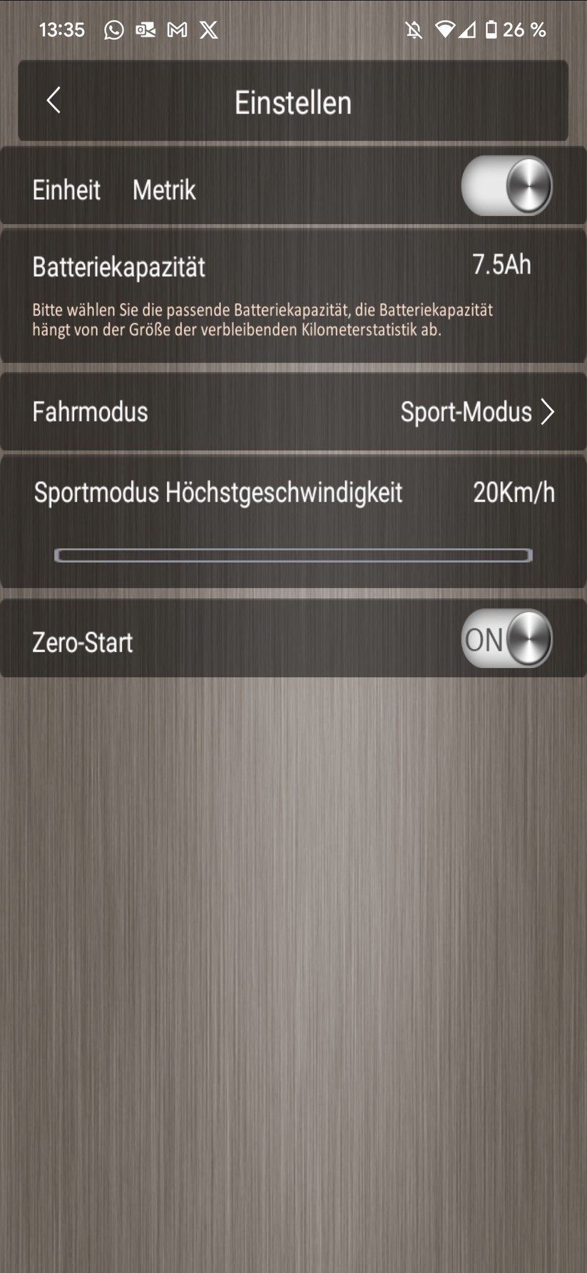 Isinwheel E9 App Screenshots