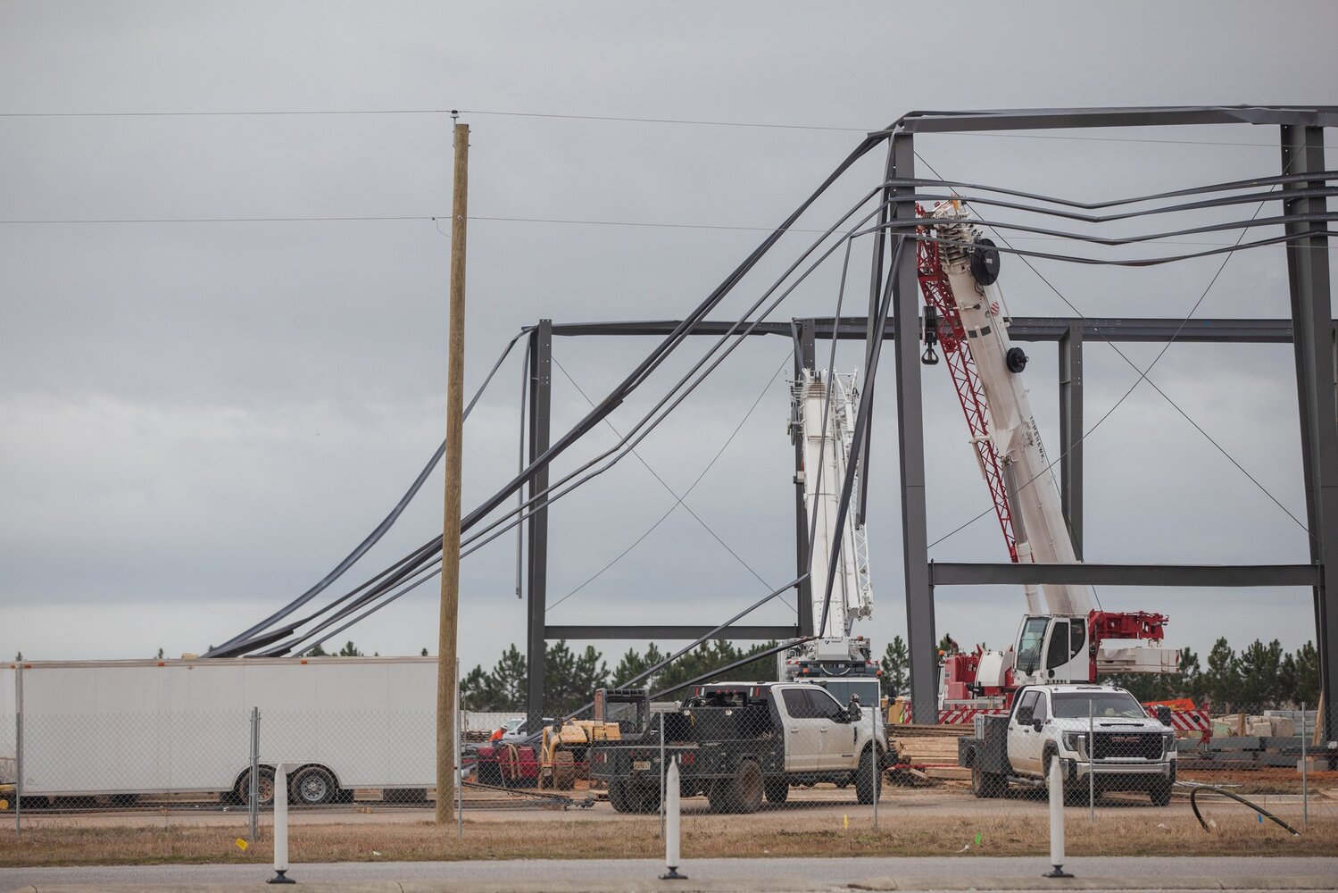 New Gulf Shores High School construction partially collapses - Gulf ...