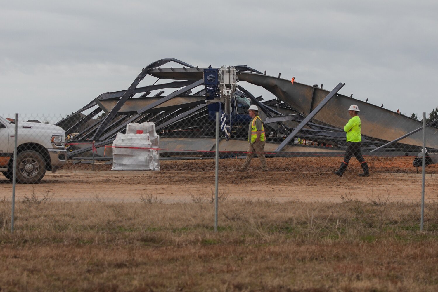 New Gulf Shores High School construction partially collapses - Gulf ...