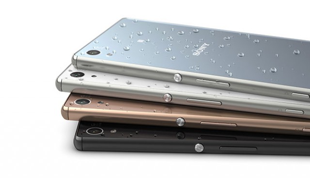 Aqua Green, Black, Copper and White Sony Xperia Z3+ color options