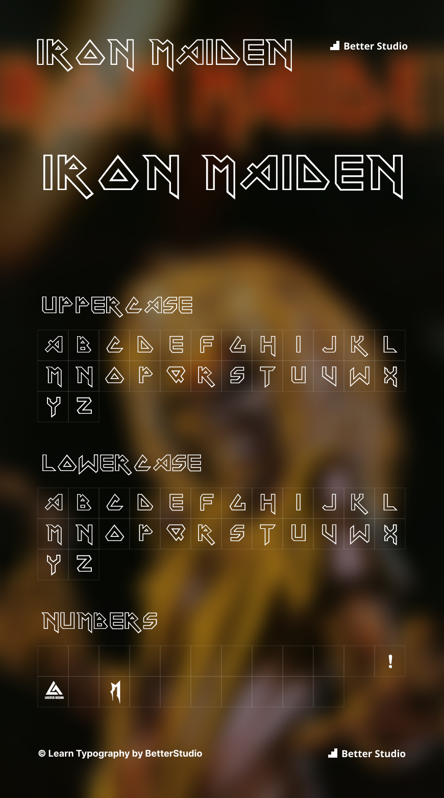 Iron Maiden Font