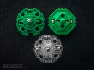 Bakuten Shoot Beyblade Draciel Blade Bases: SG Metal Ball Base, Metal Ball Base, and Fortress Base