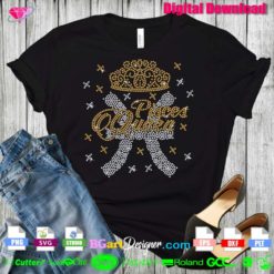 pisces queen crown digital bling rhinestone transfer download