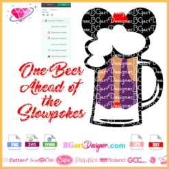 aladdin disney beer mug svg