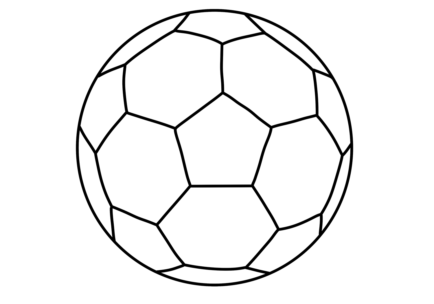 Easy How To Draw A Soccer Ball Tutorial And Soccer Ball, 53% OFF