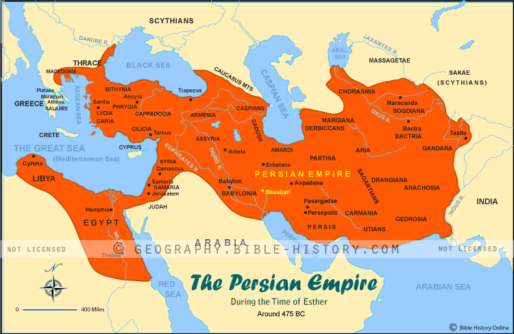 Persian Empire Map Timeline