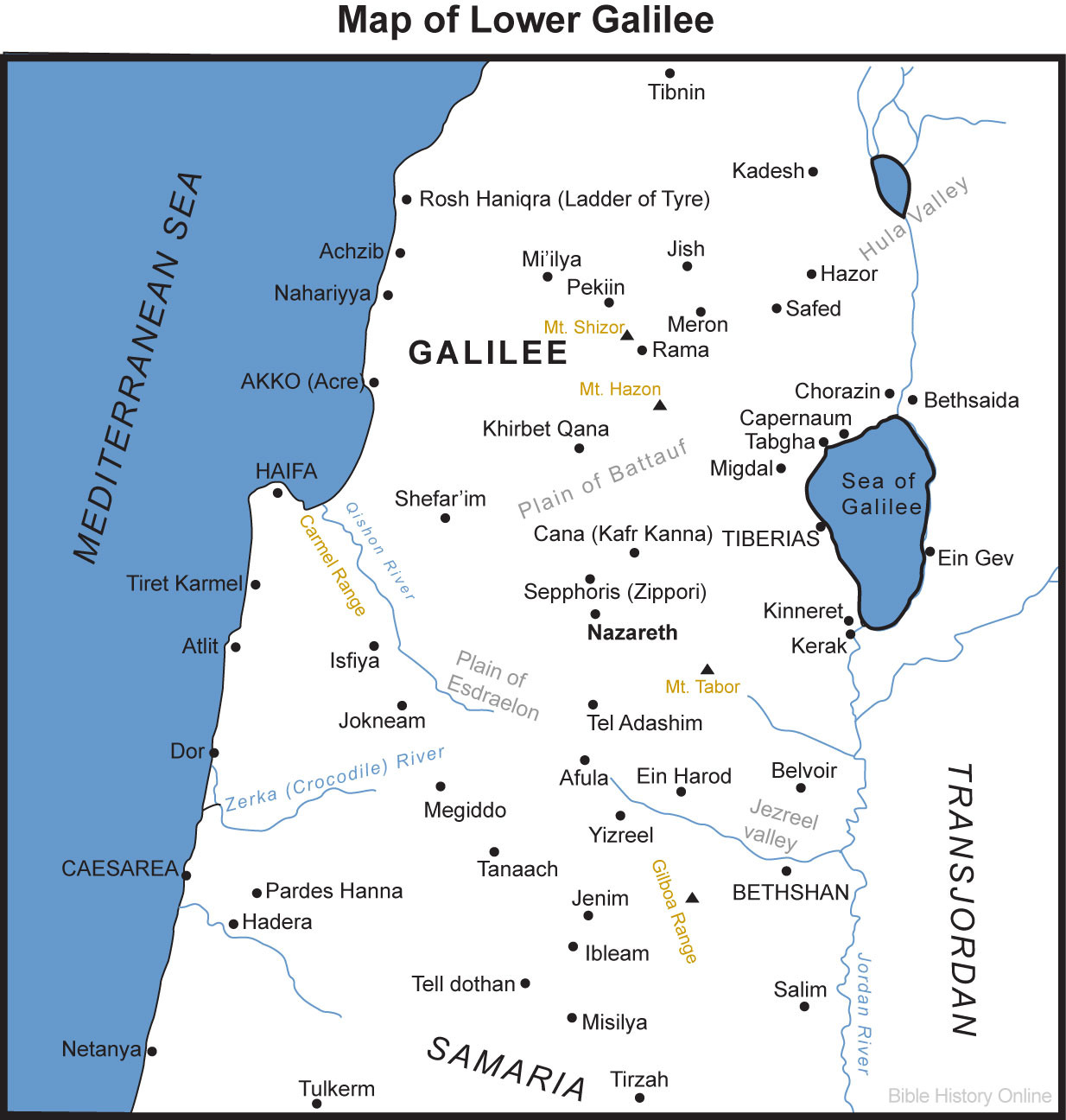 Capernaum Map