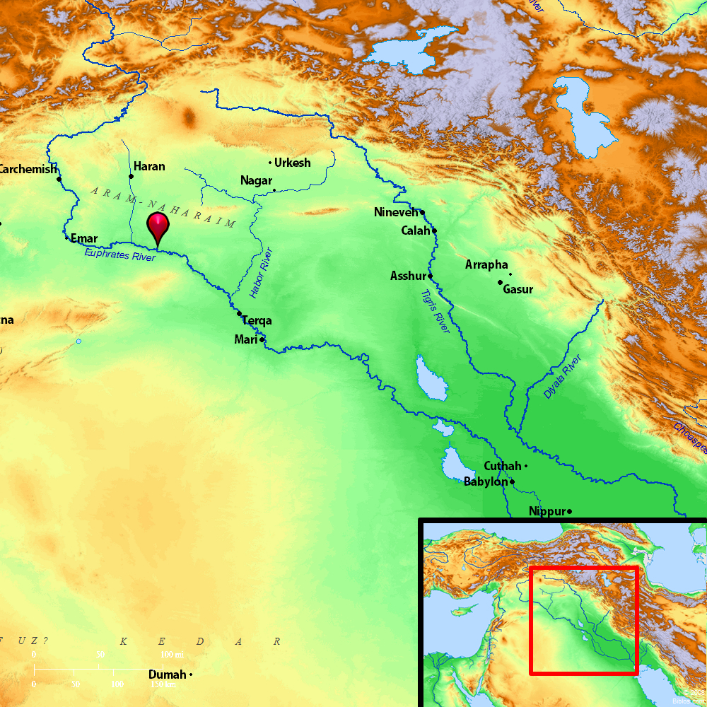 Euphrates River Map