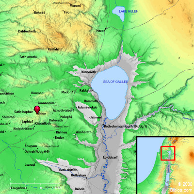 Bible Map: Shion