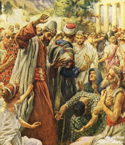 Acts 14 Bible Pictures: Paul at Lystra