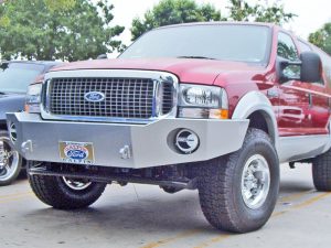 Aluminess - Ford Excursion Off Road Front led Winch Bumper