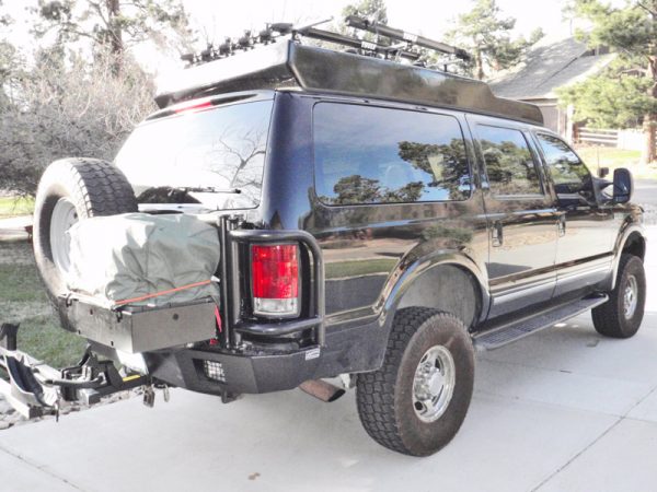 Aluminess 1999-2005 Ford Excursion Rear Bumper Swing Arms Fuel or Tire - Image 2