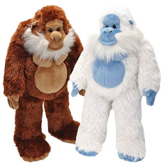 yeti plush toy sasquatch doll