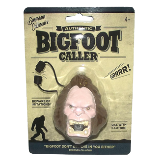 bigfoot caller sasquatch toy