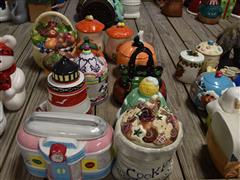 Large Quantity Of Cookie Jars 